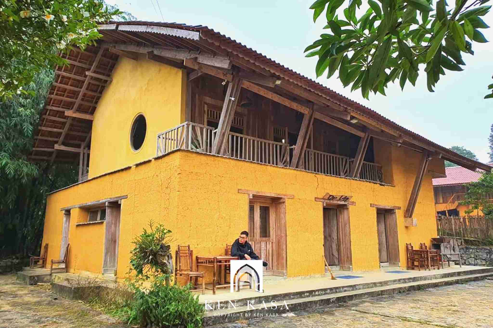 Mẫu nhà homestay 2 tầng Dao lodge homestay 